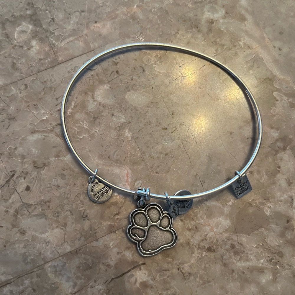 Dog paw Alex and Ani Bracelet